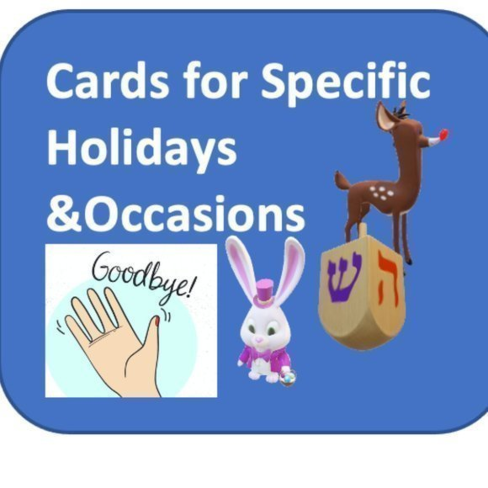 Cards for Specific Holidays and Occasions! (H)